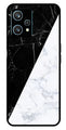 Black White Marble Design Metal Mobile Case for Realme 9 Pro Plus 5G   (Design No -09)