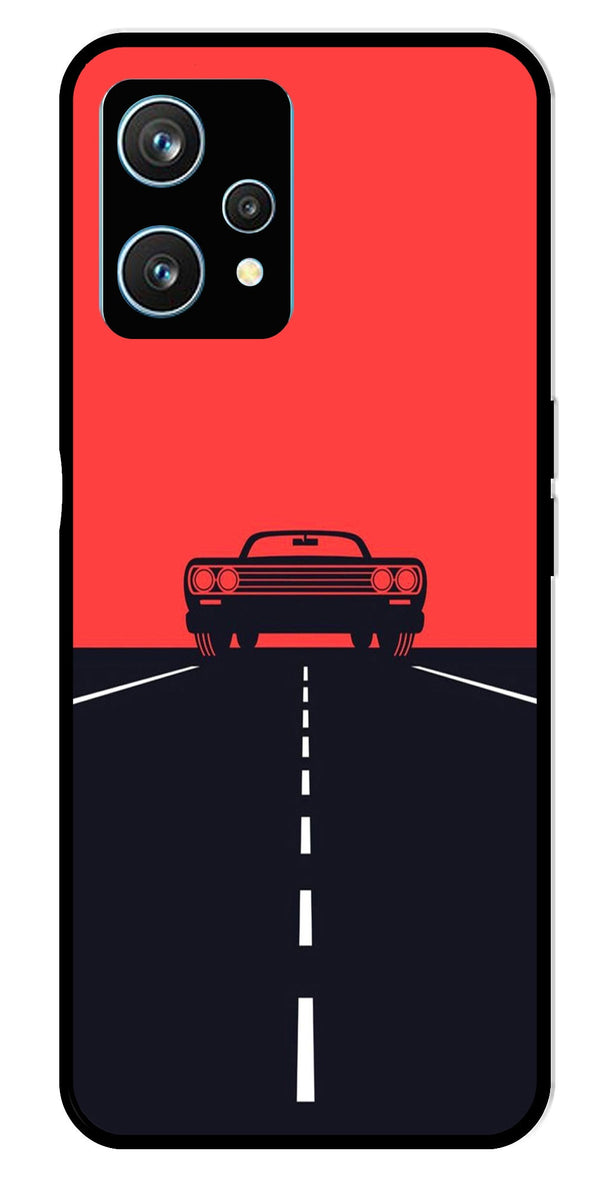 Car Lover Metal Mobile Case for Realme 9 Pro Plus 5G   (Design No -21)