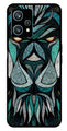 Lion Pattern Metal Mobile Case for Realme 9 Pro Plus 5G   (Design No -40)