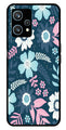 Flower Leaves Design Metal Mobile Case for Realme 9 Pro Plus 5G   (Design No -50)