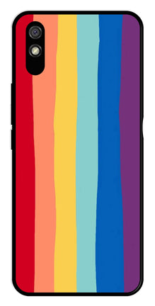 Rainbow MultiColor Metal Mobile Case for Redmi 9a
