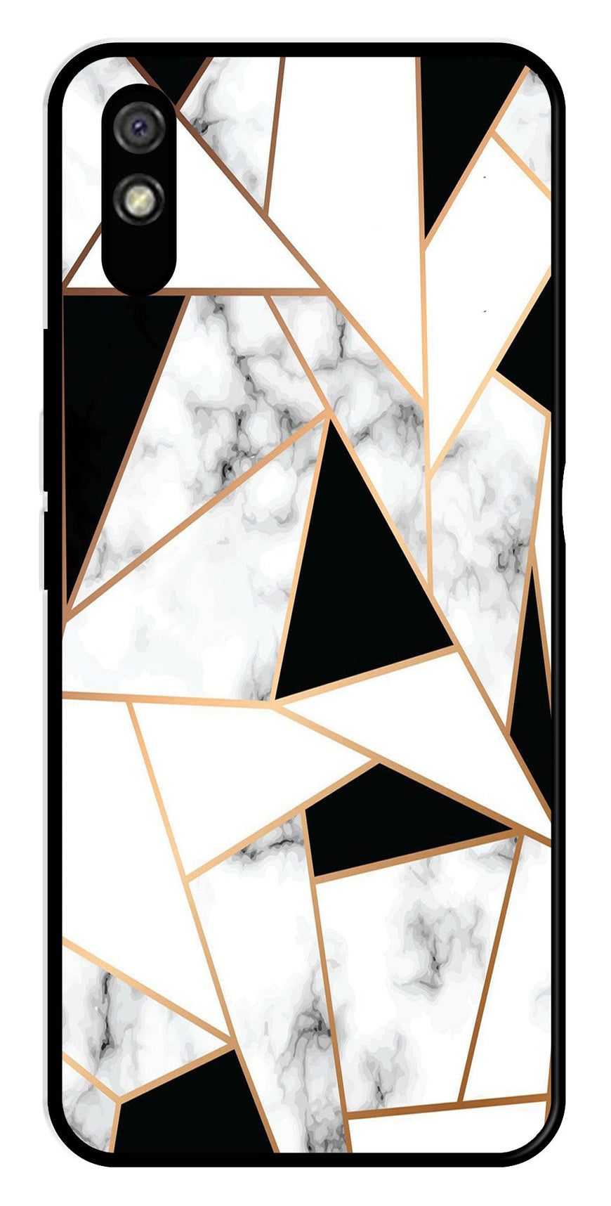Marble Design2 Metal Mobile Case for Redmi 9a   (Design No -08)