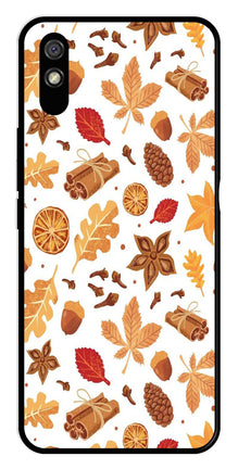 Autumn Leaf Metal Mobile Case for Redmi 9a