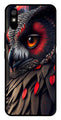 Owl Design Metal Mobile Case for Redmi 9a   (Design No -26)