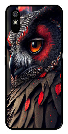 Owl Design Metal Mobile Case for Redmi 9a