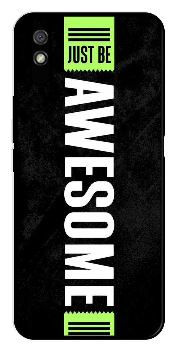 Awesome Metal Mobile Case for Redmi 9a   (Design No -33)