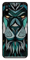 Lion Pattern Metal Mobile Case for Redmi 9a   (Design No -40)