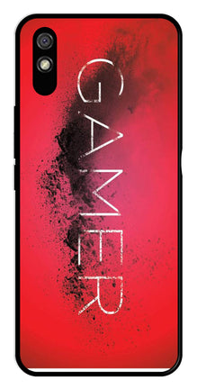 Gamer Pattern Metal Mobile Case for Redmi 9a