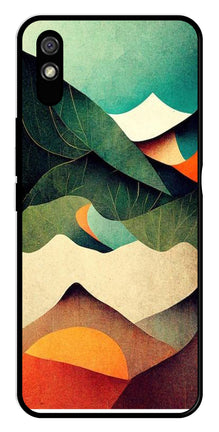 MultiColor Pattern Metal Mobile Case for Redmi 9a