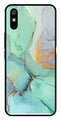 Marble Design Metal Mobile Case for Redmi 9a   (Design No -46)