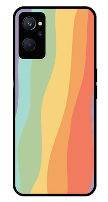 Muted Rainbow Metal Mobile Case for Realme 9i