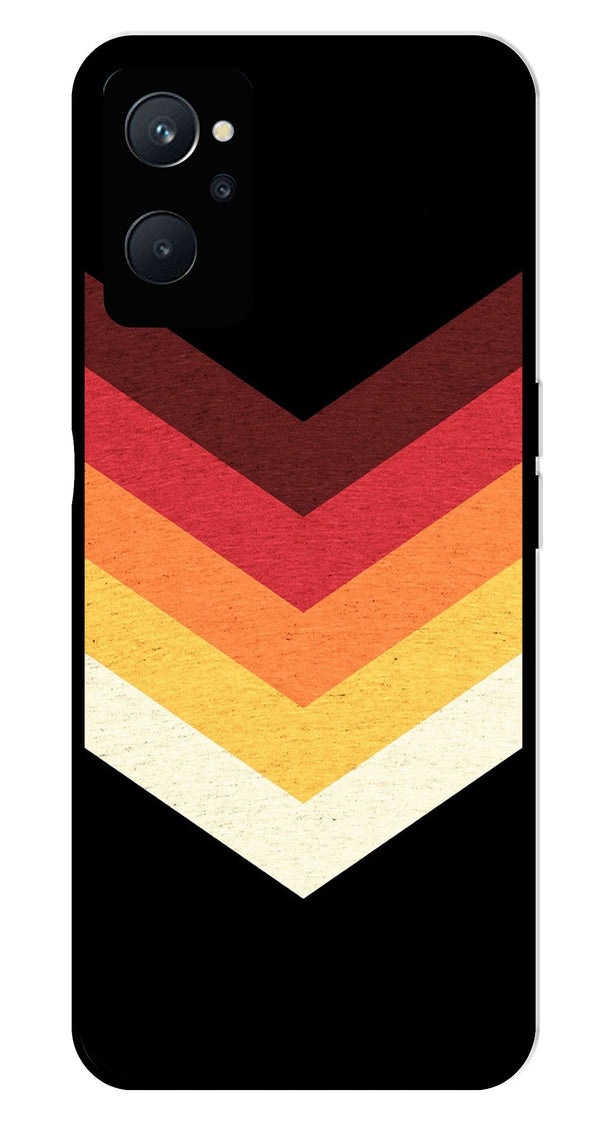 MultiColor Arrow Metal Mobile Case for Realme 9i   (Design No -04)