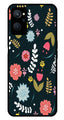 Floral Pattern2 Metal Mobile Case for Realme 9i   (Design No -12)