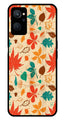 Leafs Design Metal Mobile Case for Realme 9i   (Design No -14)