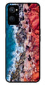 Sea Shore Metal Mobile Case for Realme 9i   (Design No -18)
