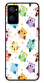 Owls Pattern Metal Mobile Case for Realme 9i   (Design No -20)