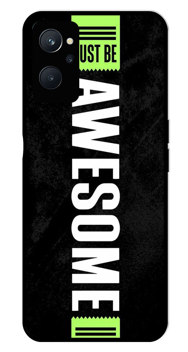 Awesome Metal Mobile Case for Realme 9i   (Design No -33)