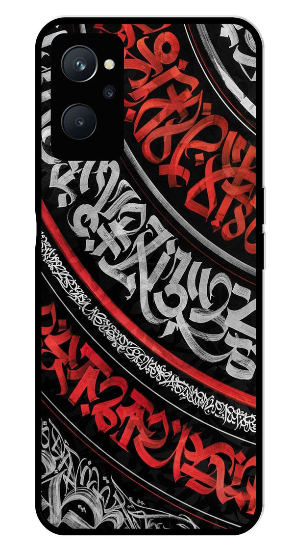 Qalander Art Metal Mobile Case for Realme 9i   (Design No -49)