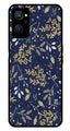 Floral Pattern  Metal Mobile Case for Realme 9i   (Design No -52)