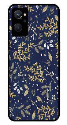 Floral Pattern  Metal Mobile Case for Realme 9i