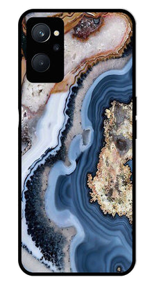 Marble Design Metal Mobile Case for Realme 9i