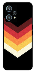 MultiColor Arrow Metal Mobile Case for Realme 9 Pro 50   (Design No -04)
