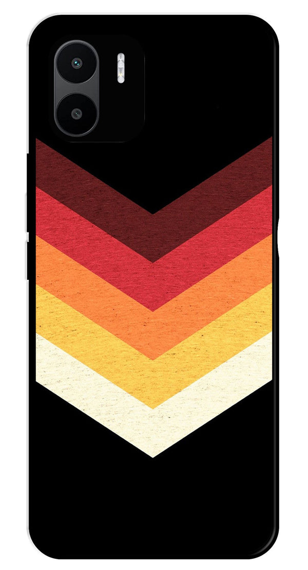 MultiColor Arrow Metal Mobile Case for Redmi A2   (Design No -04)