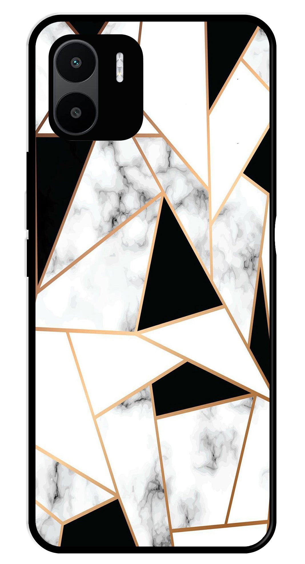 Marble Design2 Metal Mobile Case for Redmi A1   (Design No -08)