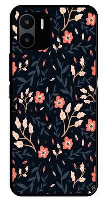 Floral Pattern Metal Mobile Case for Redmi A1
