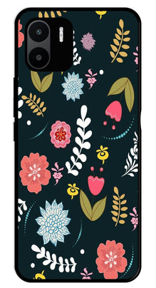 Floral Pattern2 Metal Mobile Case for Redmi A1