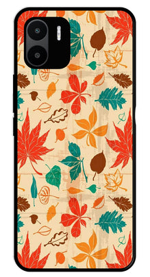 Leafs Design Metal Mobile Case for Redmi A2