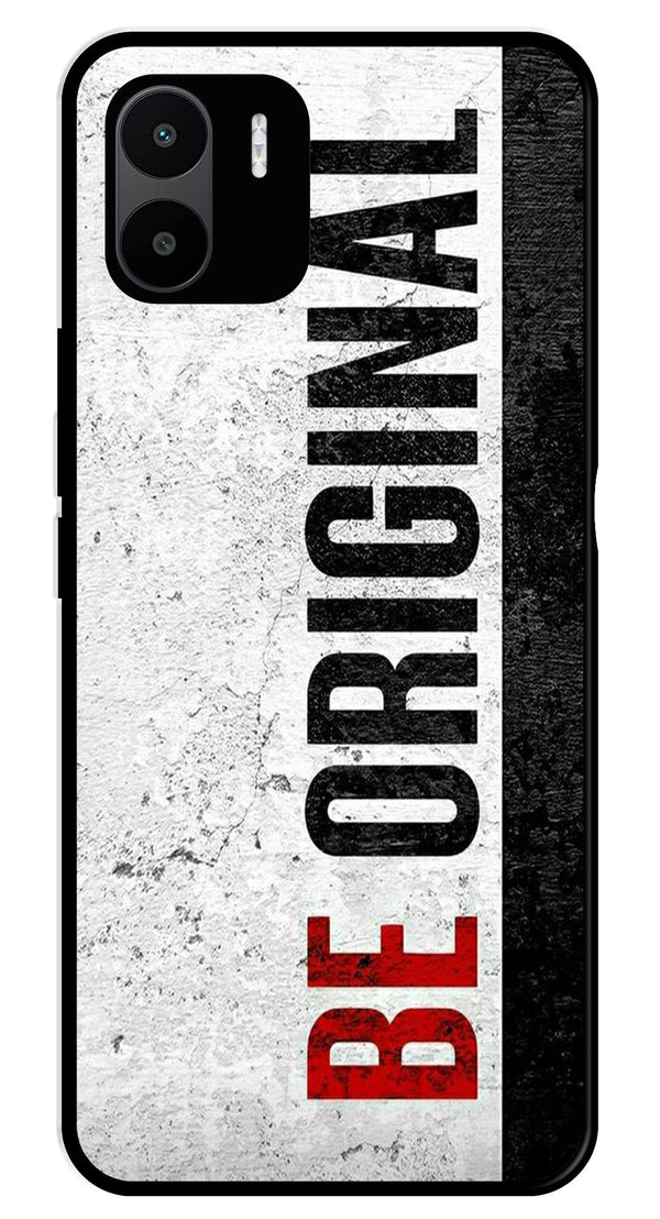 Be Original Metal Mobile Case for Redmi A1   (Design No -38)