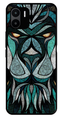 Lion Pattern Metal Mobile Case for Redmi A2