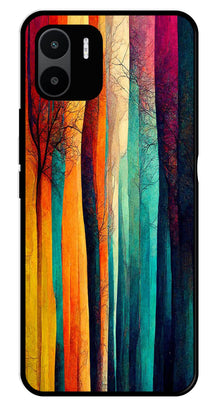 Modern Art Colorful Metal Mobile Case for Redmi A1
