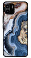 Marble Design Metal Mobile Case for Redmi A2   (Design No -53)