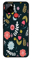 Floral Pattern2 Metal Mobile Case for Realme C25   (Design No -12)