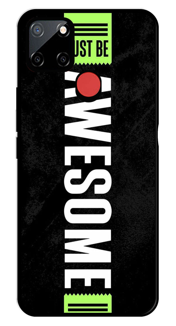 Awesome Metal Mobile Case for Realme C12   (Design No -33)