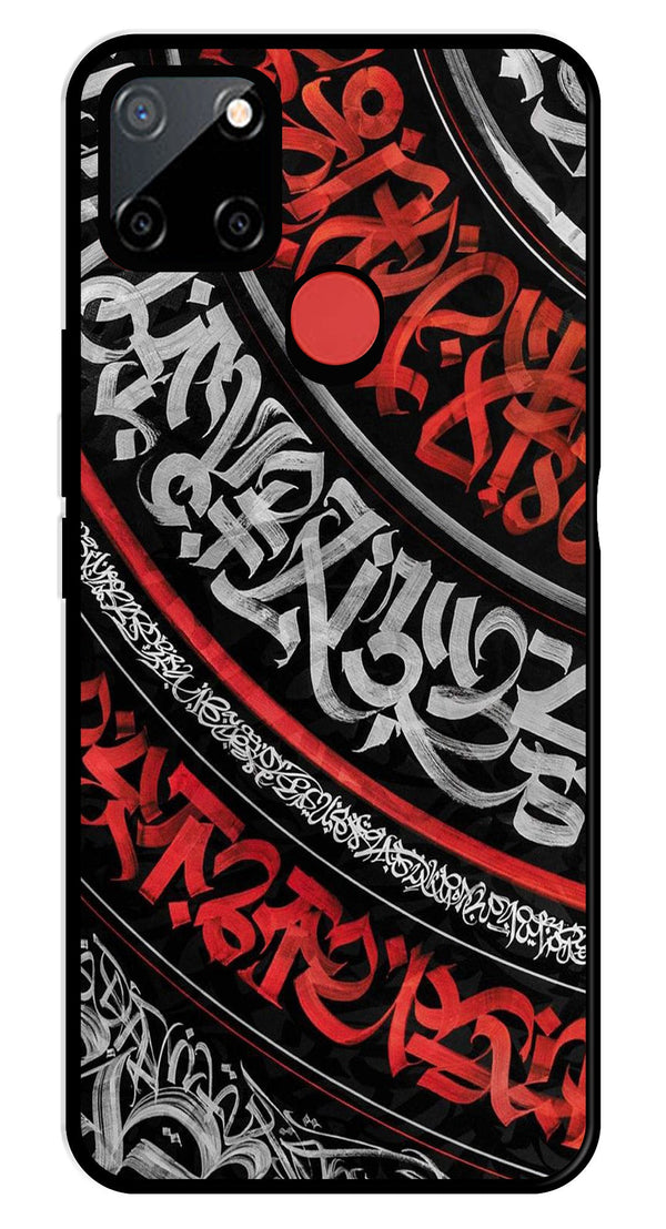 Qalander Art Metal Mobile Case for Realme C12   (Design No -49)