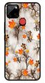 Autumn leaves Metal Mobile Case for Realme C12   (Design No -55)