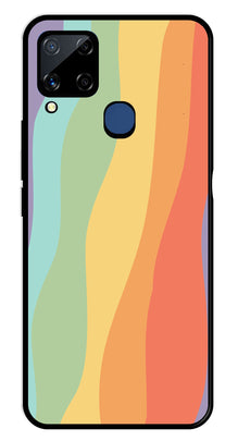 Muted Rainbow Metal Mobile Case for Realme C15