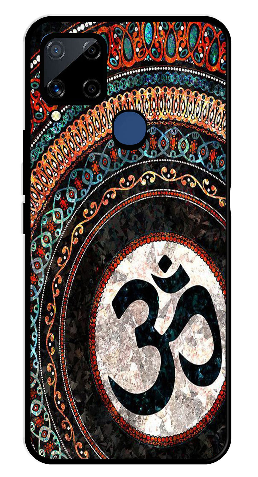 Oum Design Metal Mobile Case for Realme C15   (Design No -15)
