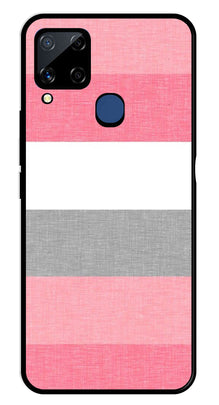 Pink Pattern Metal Mobile Case for Realme C15