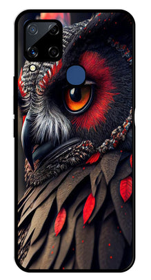 Owl Design Metal Mobile Case for Realme C15