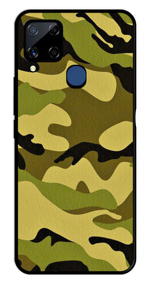 Army Pattern Metal Mobile Case for Realme C15