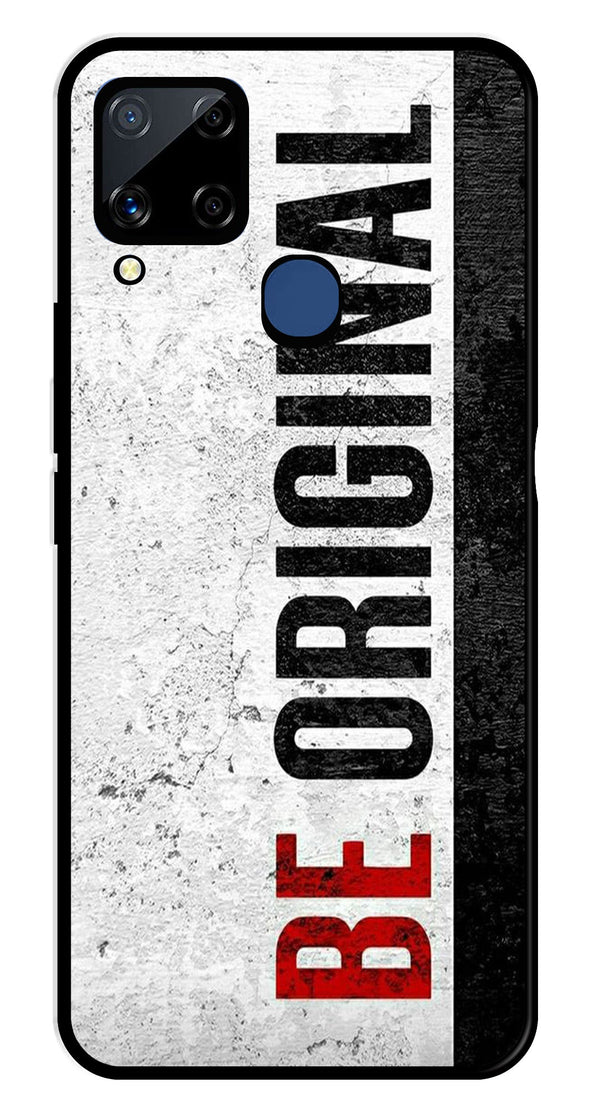 Be Original Metal Mobile Case for Realme C15   (Design No -38)