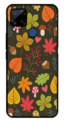 Leaves Design Metal Mobile Case for Realme C15