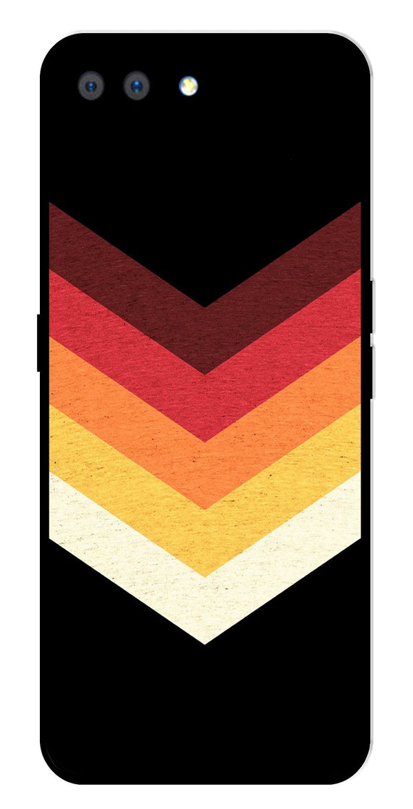 MultiColor Arrow Metal Mobile Case for Realme C2   (Design No -04)