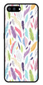 Colorful Feathers Metal Mobile Case for Realme C1   (Design No -06)