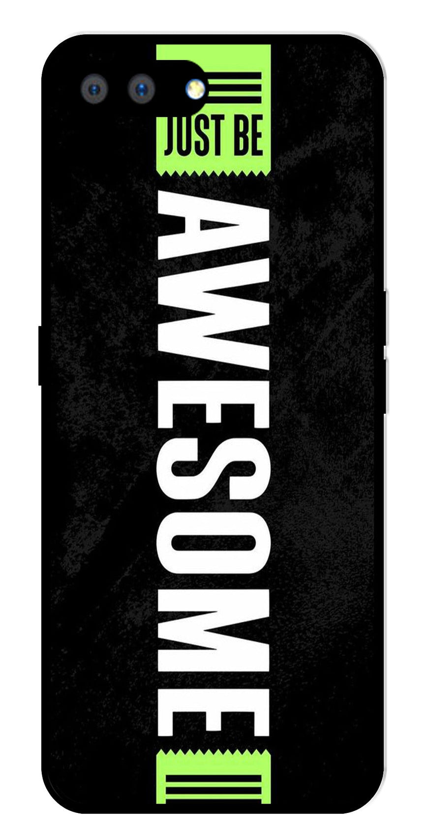 Awesome Metal Mobile Case for Realme C2   (Design No -33)