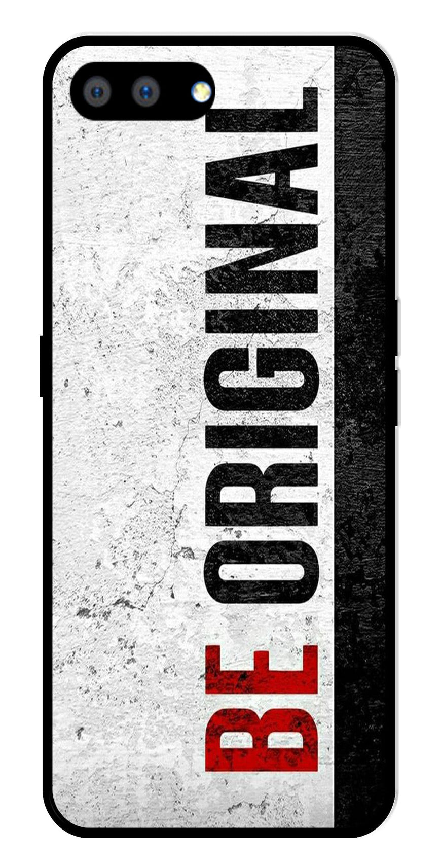 Be Original Metal Mobile Case for Realme C1   (Design No -38)